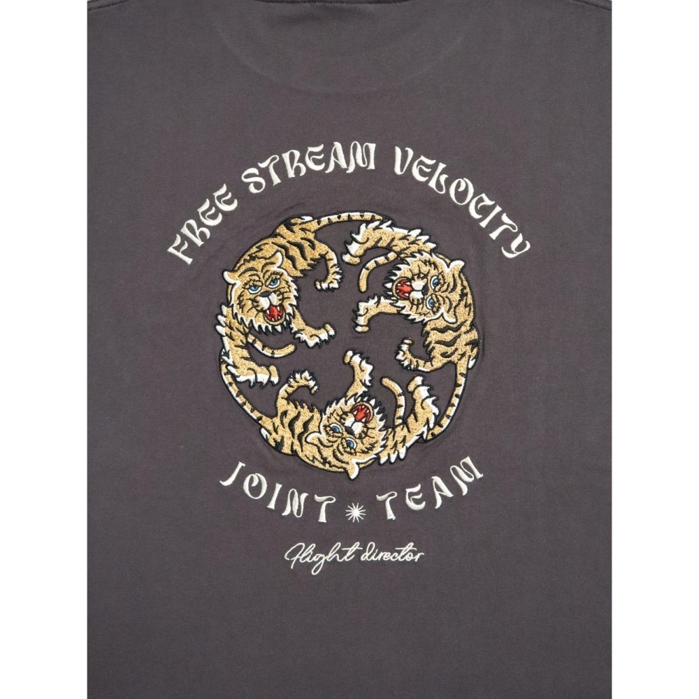 《2025夏季全新現貨正品》日本POWER TO THE PEOPLE-老虎刺繡 T- 男女適用-細節圖3