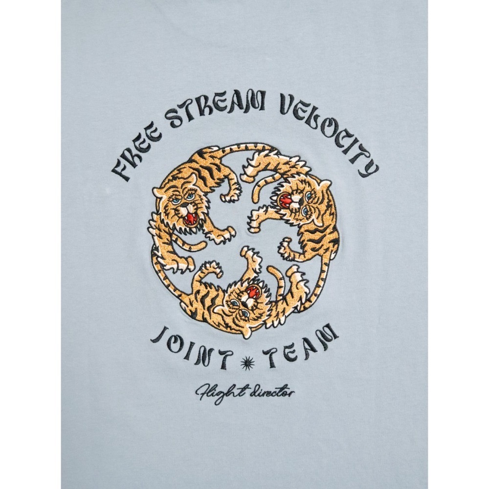 《2025夏季全新現貨正品》日本POWER TO THE PEOPLE-老虎刺繡 T- 男女適用-細節圖8