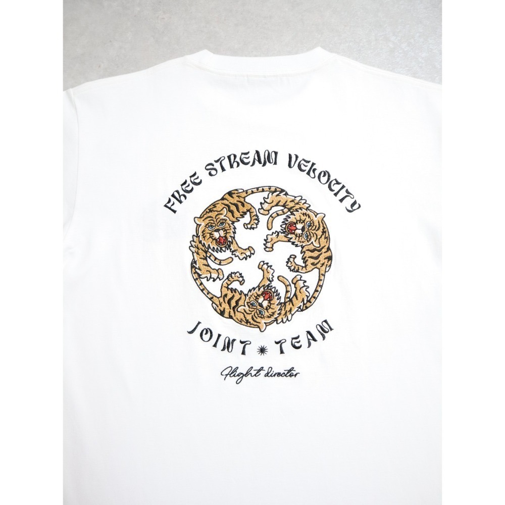 《2025夏季全新現貨正品》日本POWER TO THE PEOPLE-老虎刺繡 T- 男女適用-規格圖9