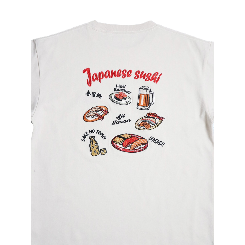 日本POWER TO THE PEOPLE-JAPAN系列-壽司處刺繡T-男女中性版型-細節圖9