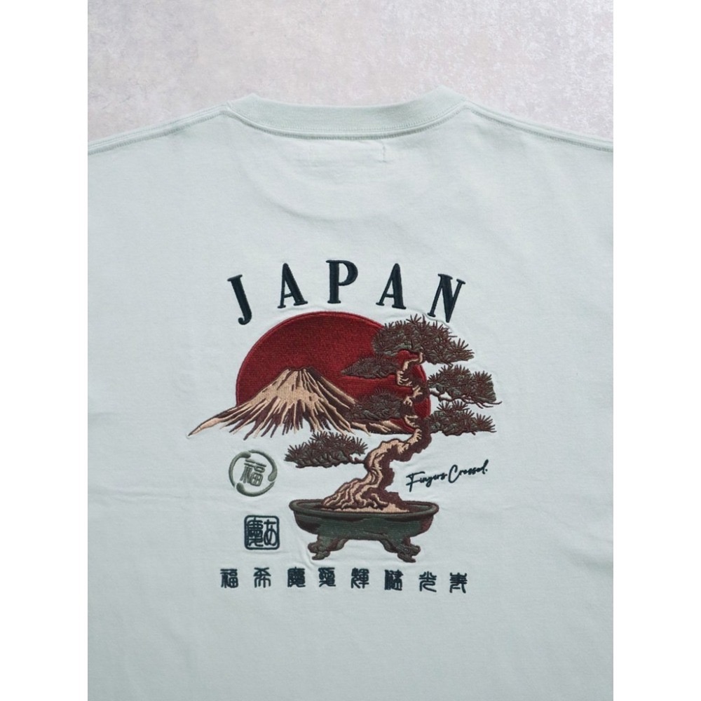 《全新現貨正品》日本POWER TO THE PEOPLE-JAPAN系列-日本盆栽刺繡短袖T恤-男女適用-細節圖9