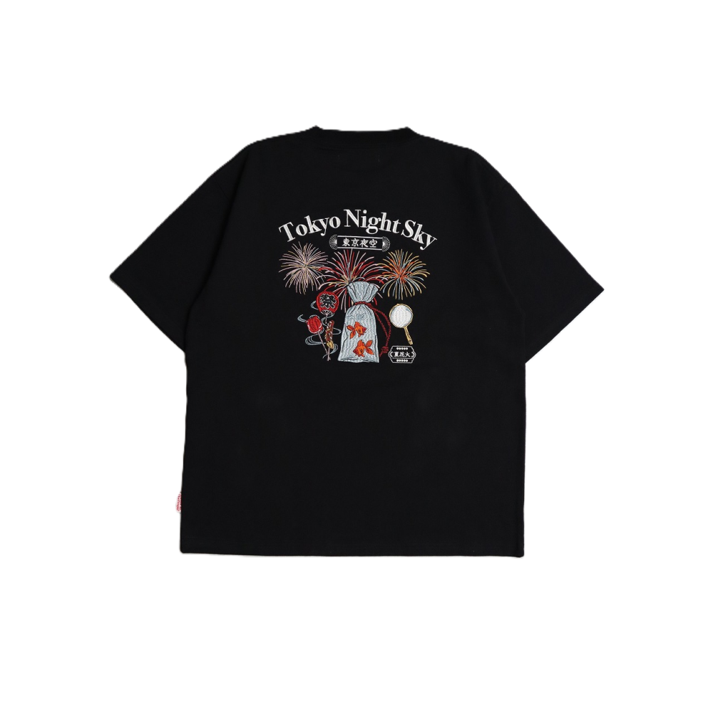 日本POWER TO THE PEOPLE-JAPAN系列-日本夏日祭典刺繡T-男女中性版型-細節圖6