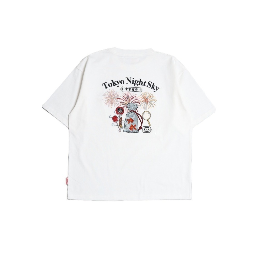 日本POWER TO THE PEOPLE-JAPAN系列-日本夏日祭典刺繡T-男女中性版型-細節圖8