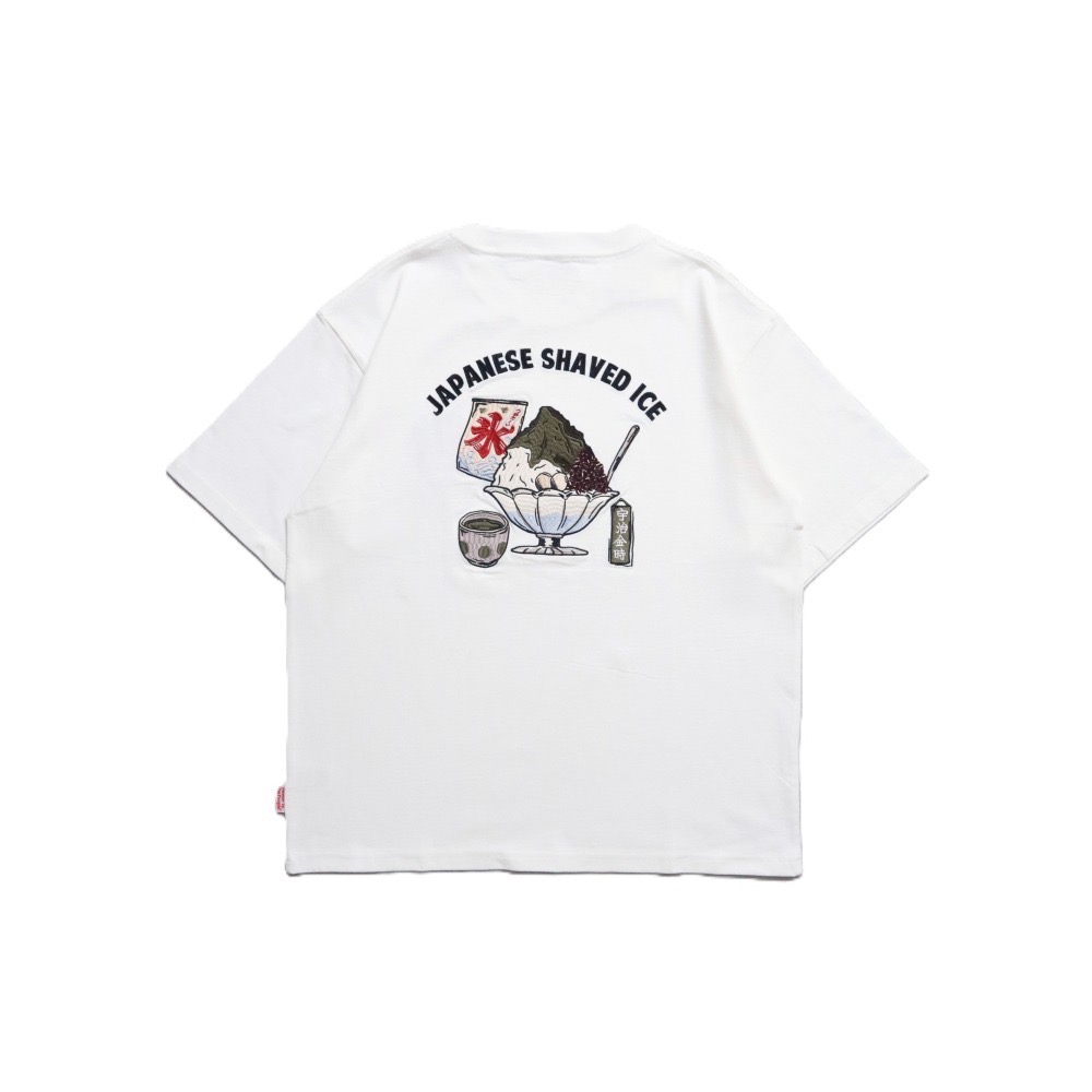 日本POWER TO THE PEOPLE-JAPAN系列-宇治金時剉冰刺繡T-男女中性版型-細節圖10