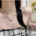 真金電鍍鈦鋼項鏈夏季女字母LOVE鎖骨鏈小蠻腰輕奢小眾不掉色百搭-規格圖11