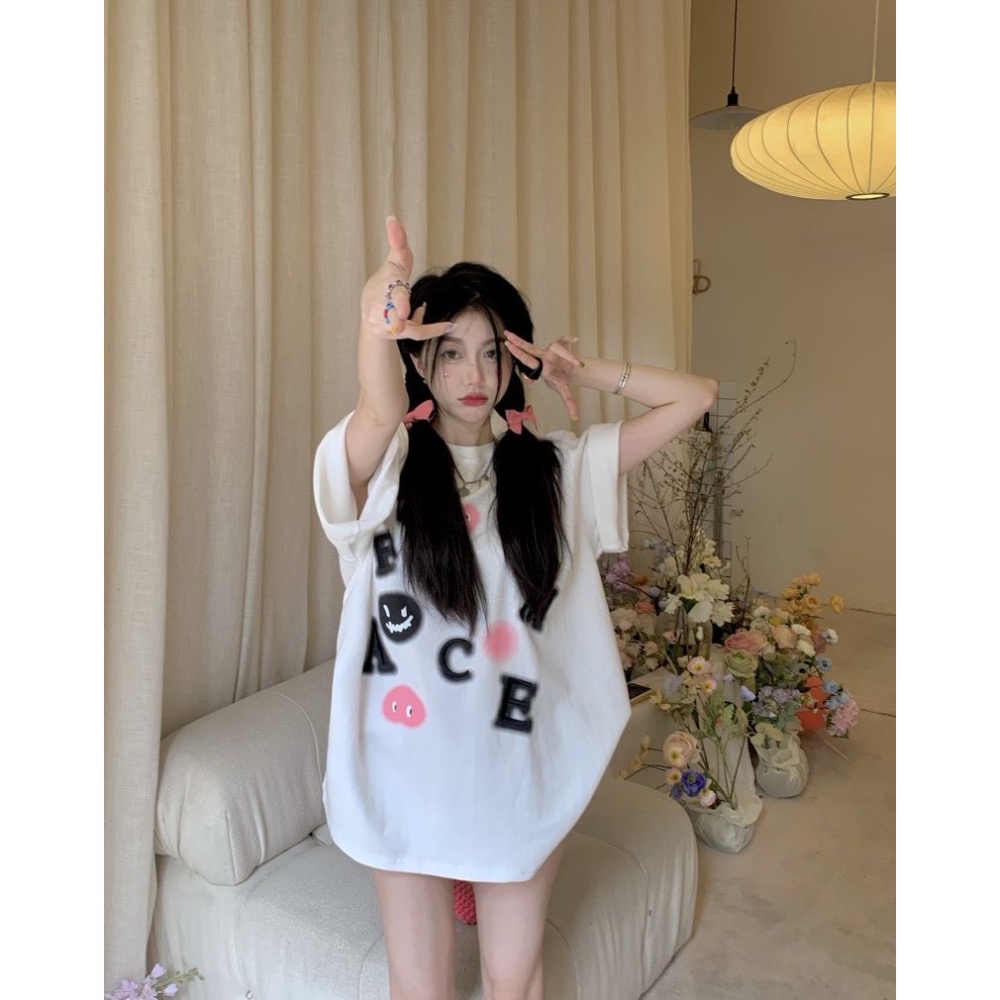 韓版寬松字母設計感-細節圖4