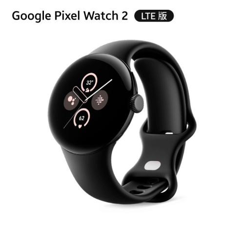 Google Pixel Watch 2 BT+LTE版 霧黑色鋁製錶殼/曜石黑運動錶帶