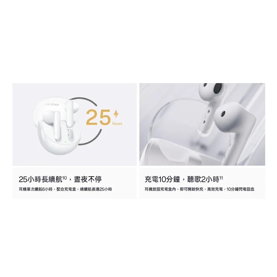 Enco Air3 真無線耳機(冰釉白) 台灣原廠公司貨-細節圖3