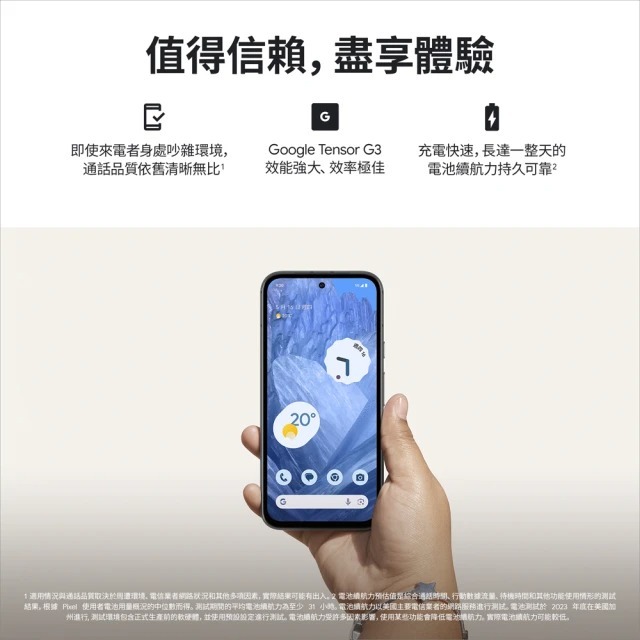 Google Pixel 8a 8GB/128GB 全台灣原廠公司貨-細節圖5