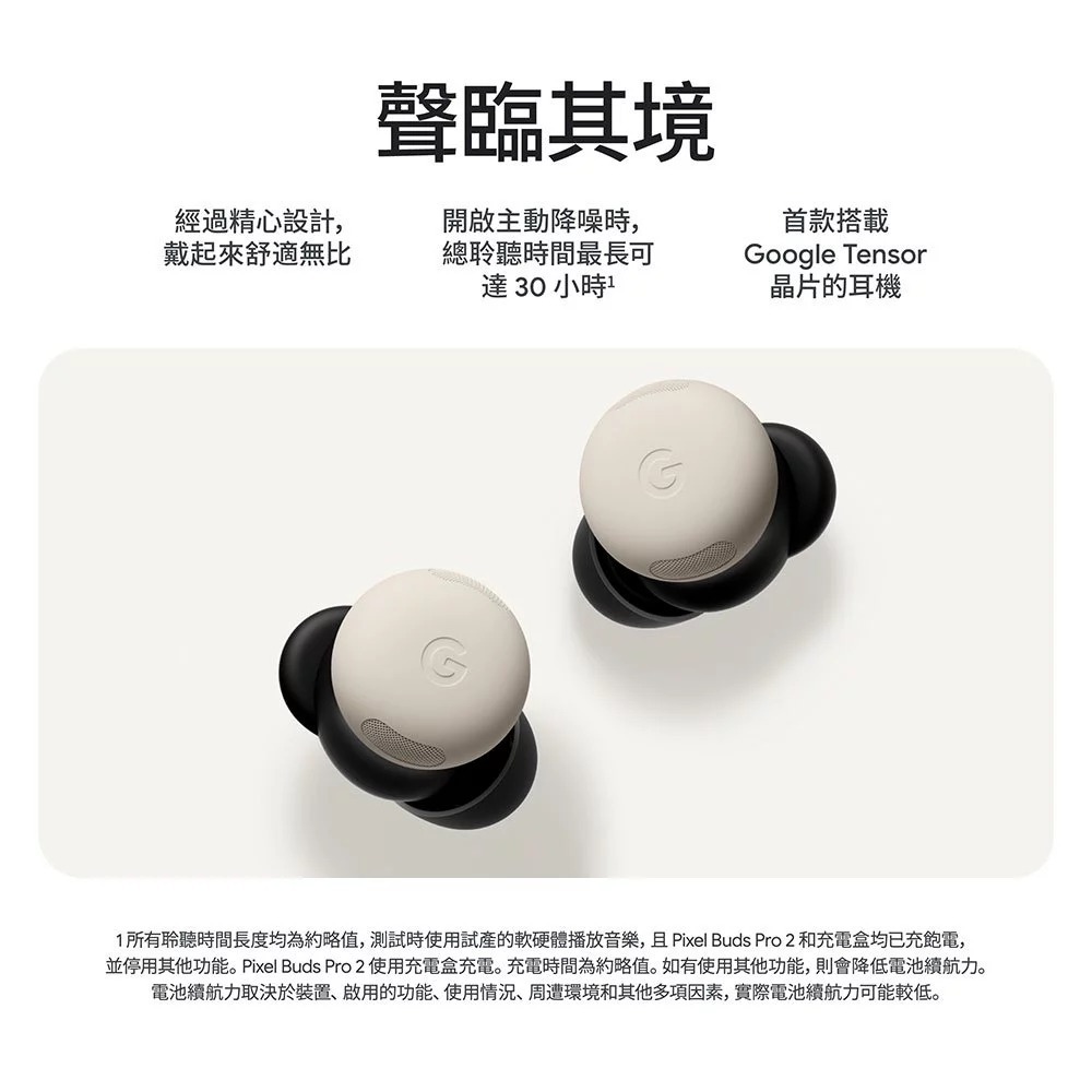 Google Pixel Buds Pro 2 藍牙耳機 台灣公司貨-細節圖2