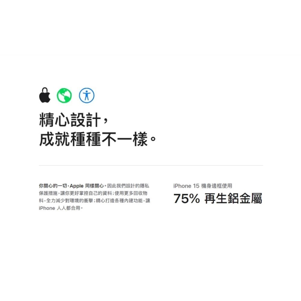 Apple iPhone 15 128GB 台灣原廠公司貨-細節圖10