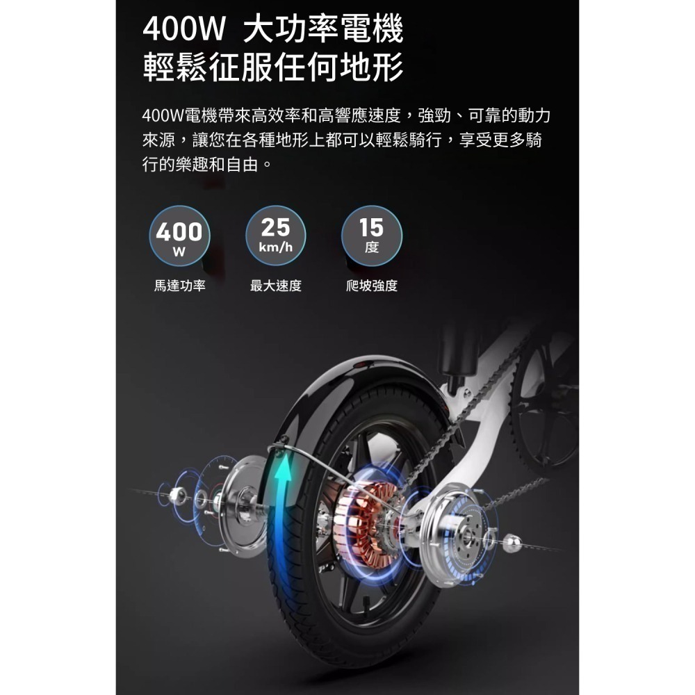 【7-ELEVEN 門市團購】小米 Baicycle S3 Pro電動腳踏車 smart 3.0-細節圖6