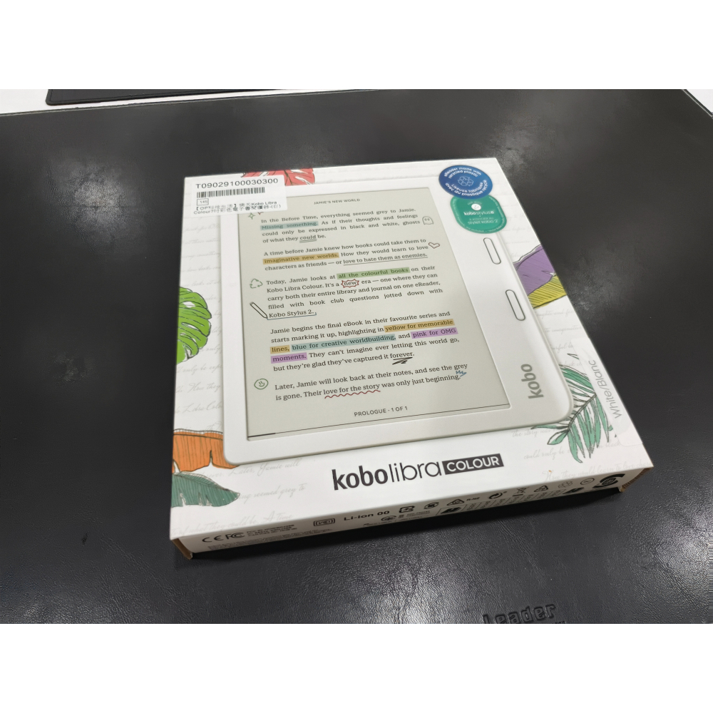 樂天 Kobo Libra Colour 7 吋彩色電子書閱讀器 白色 (全新未拆台灣公司貨)-細節圖2