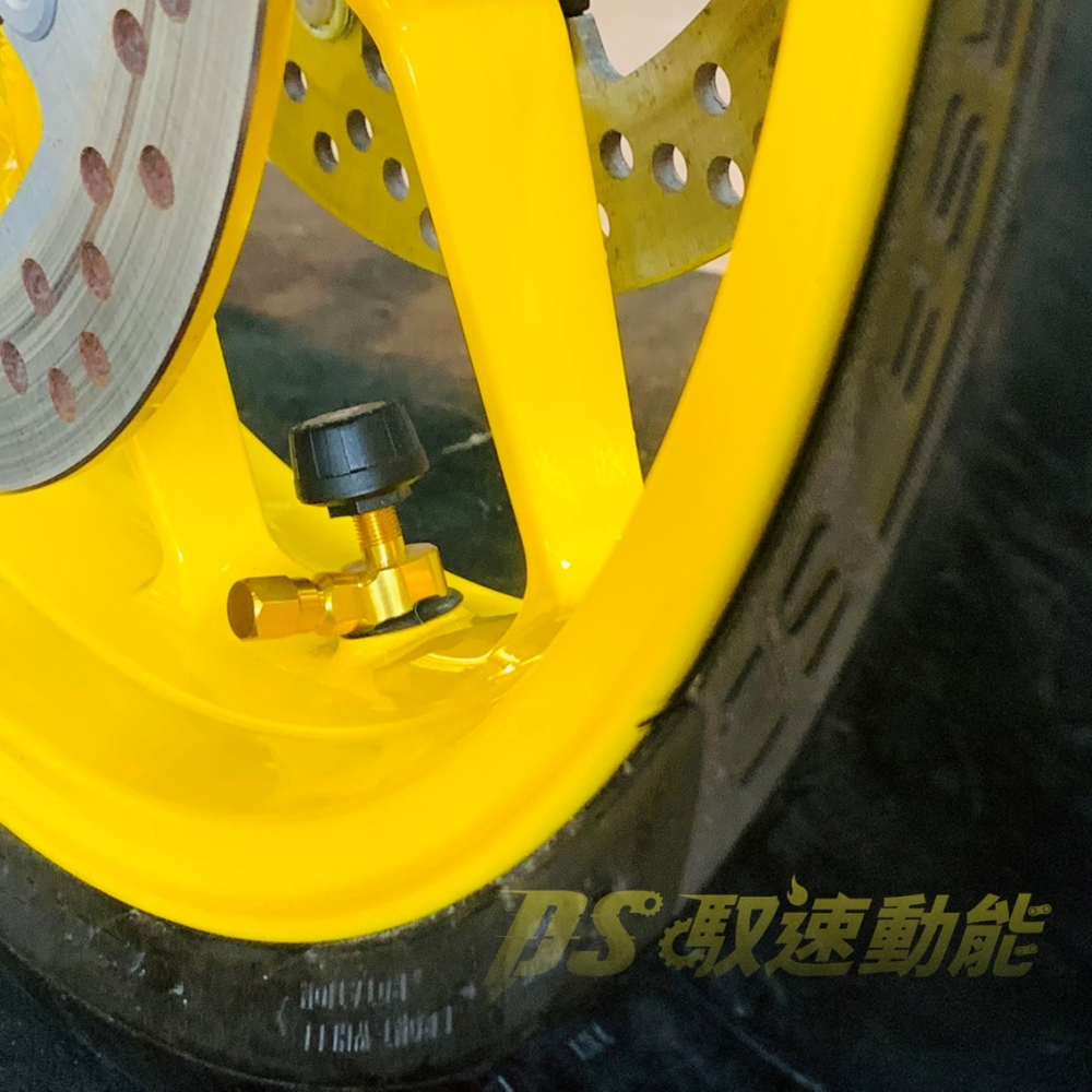 DS馭速動能-SUPERCAM獵豹 全鋁合金 CNC 超質感 Y型雙頭氣嘴 紅色/黑色/黃色/鈦色-細節圖2