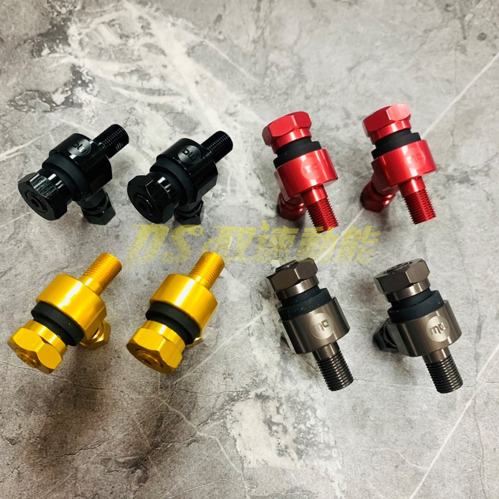 DS馭速動能-SUPERCAM獵豹 全鋁合金 CNC 超質感 Y型雙頭氣嘴 紅色/黑色/黃色/鈦色-細節圖6