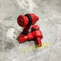 DS馭速動能-SUPERCAM獵豹 全鋁合金 CNC 超質感 Y型雙頭氣嘴 紅色/黑色/黃色/鈦色-規格圖10