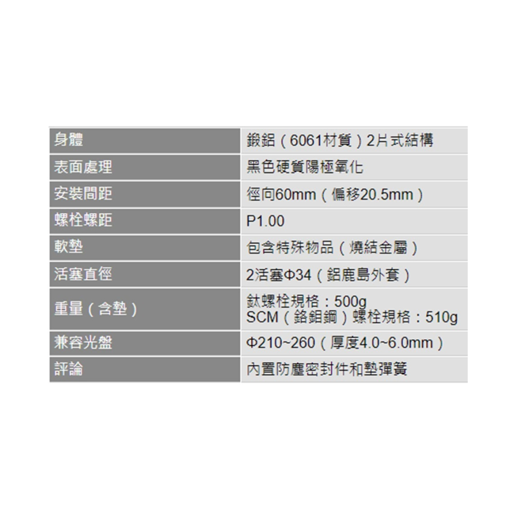 DS馭速動能-GALE SPEED MOTO3 卡鉗 雙向雙活塞 輻射卡鉗 小饅頭卡鉗 五軸CNC加工 左/右-細節圖7
