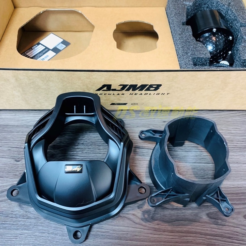 DS馭速動能-AJ車燈國際 AJMB 單眼大燈 首選魚眼 GTR聯名 經典版 黃光/白光 強化線組 MMBCU曼巴專用-細節圖6