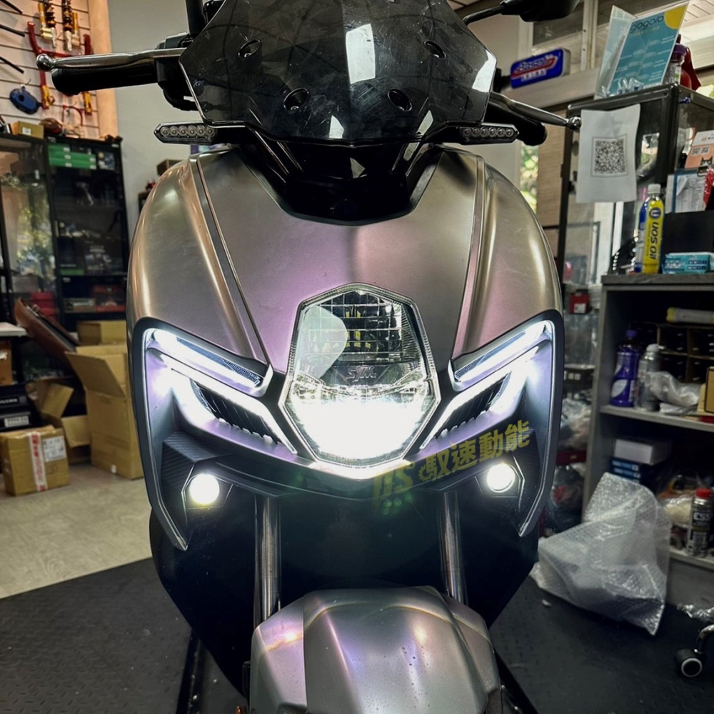 DS馭速動能-AJ車燈國際 AJMB 霧燈 空力套件 黃白雙色 直上套件 MMBCU 曼巴專用-細節圖2