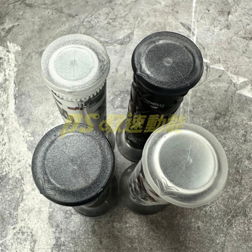 DS馭速動能-BAPHOMET 巴風特 義大利三色矽膠 握把套 無孔 130mm 方格/流線 黑色/白色-細節圖6