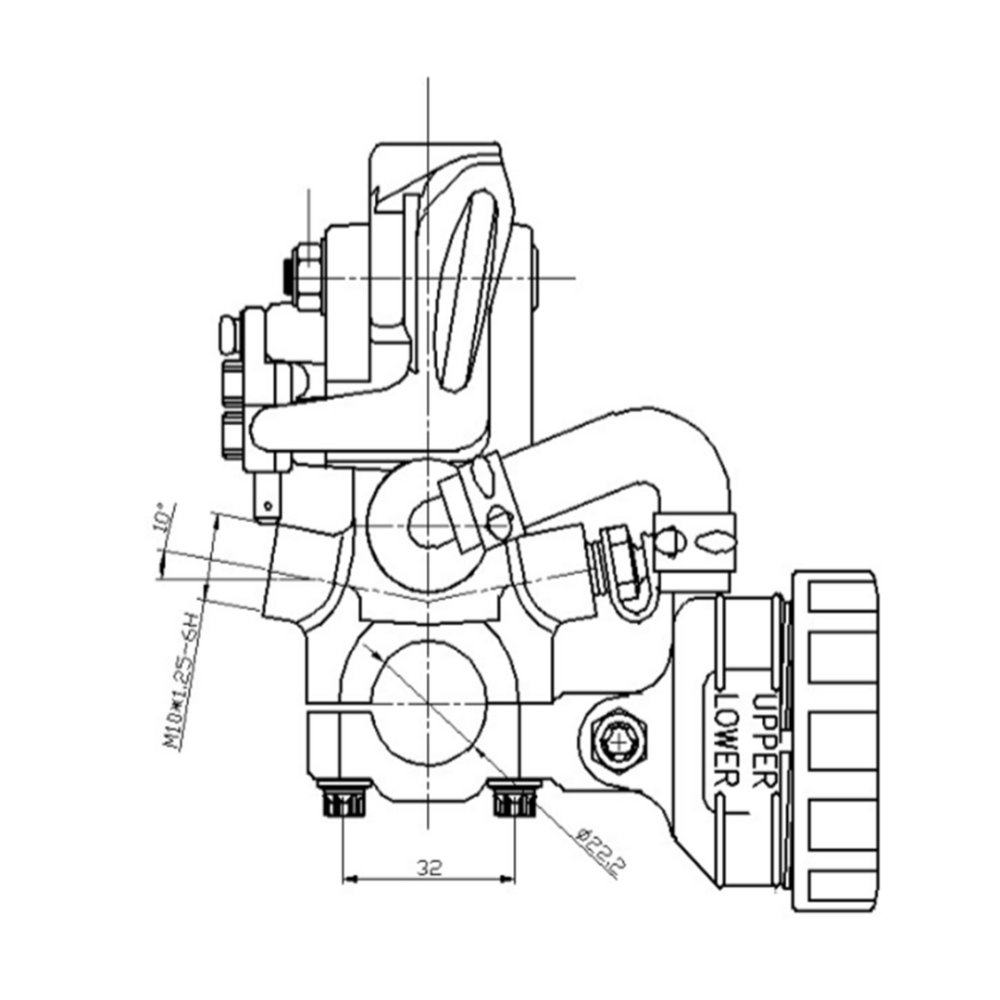 DS馭速動能-ANCHOR 銨科 ANB-4 ANB4 直推總泵 14MM 硬陽黑 直推總磅 煞車總磅 直推 左/右-細節圖7