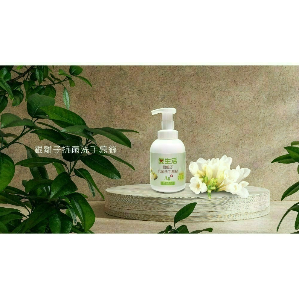 現貨 銀離子洗手慕絲300mL 乾洗手 洗手乳 洗手慕斯 洗手液 起泡瓶 浴室 清潔【歐銀抗菌專家】-細節圖3