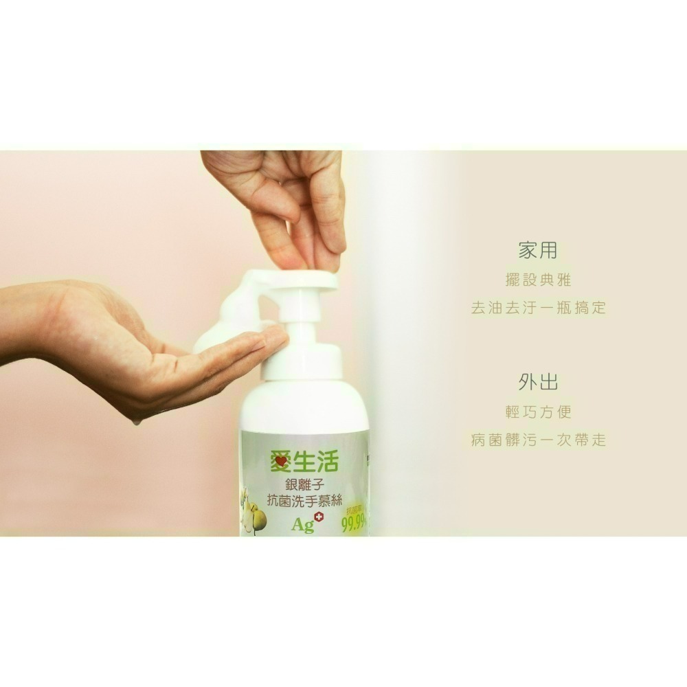 現貨 銀離子洗手慕絲300mL 乾洗手 洗手乳 洗手慕斯 洗手液 起泡瓶 浴室 清潔【歐銀抗菌專家】-細節圖7