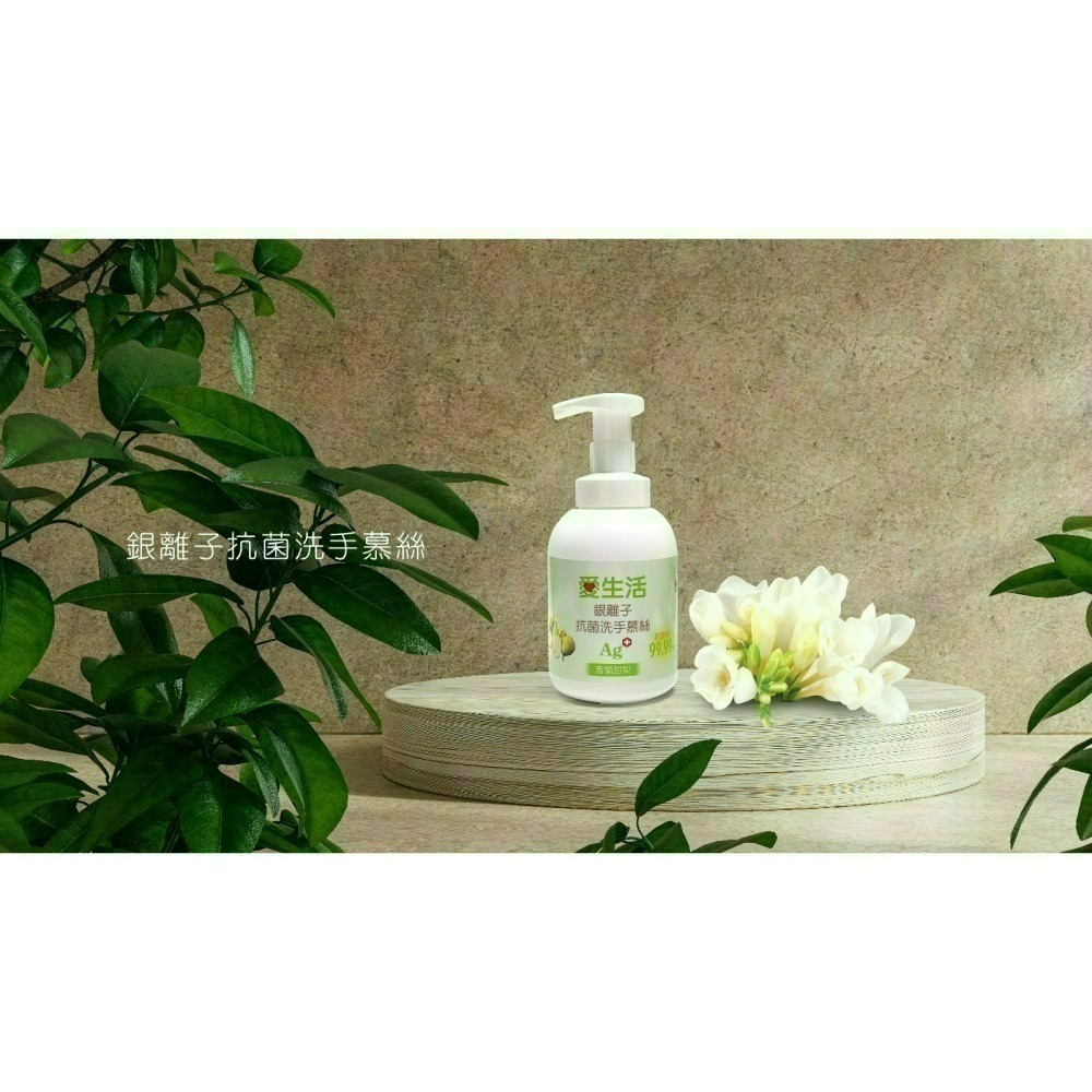 現貨 銀離子洗手慕絲300mL 乾洗手 洗手乳 洗手慕斯 洗手液 起泡瓶 浴室 清潔【歐銀抗菌專家】-細節圖3