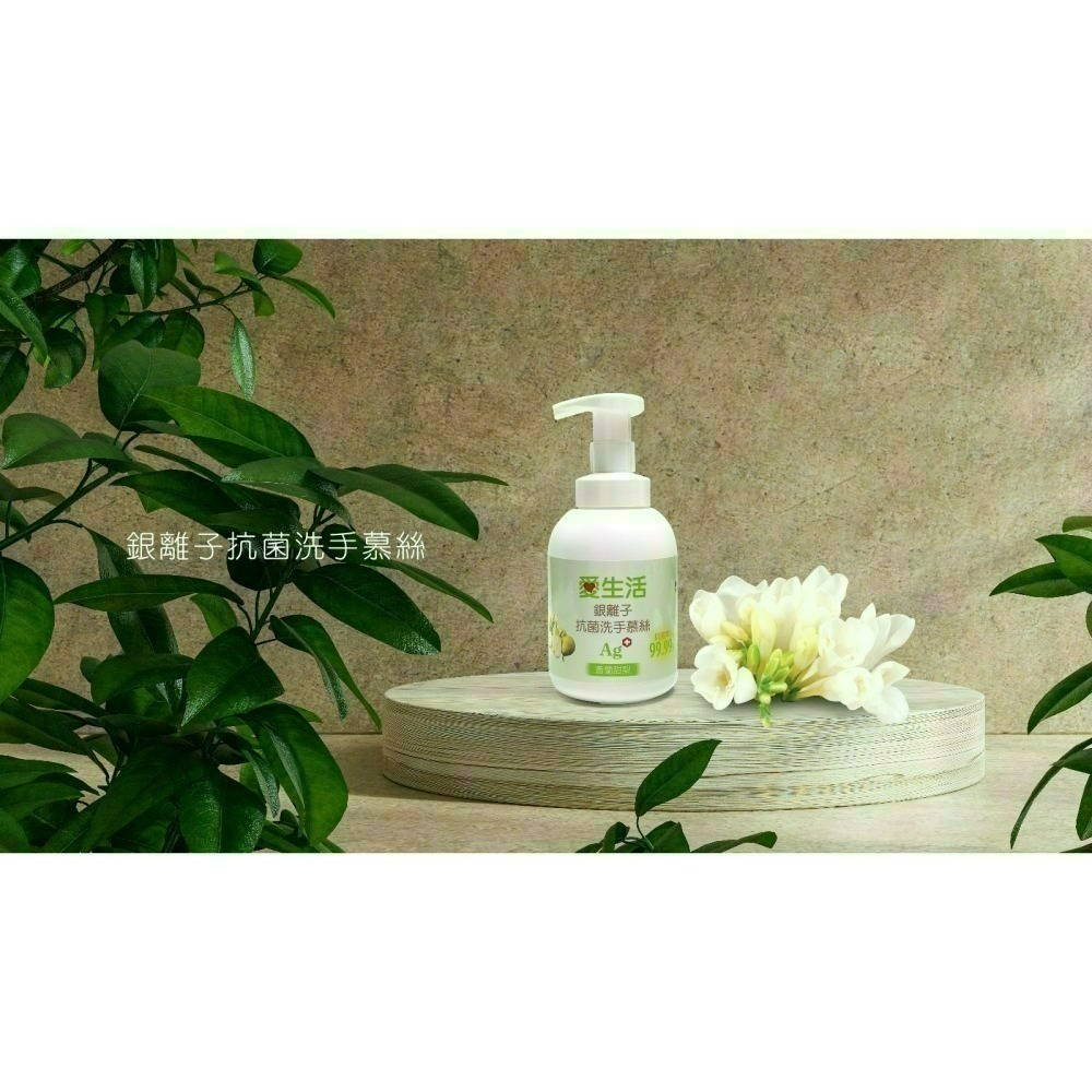 現貨 銀離子洗手慕絲300mL 乾洗手 洗手乳 洗手慕斯 洗手液 起泡瓶 浴室 清潔【歐銀抗菌專家】-細節圖3