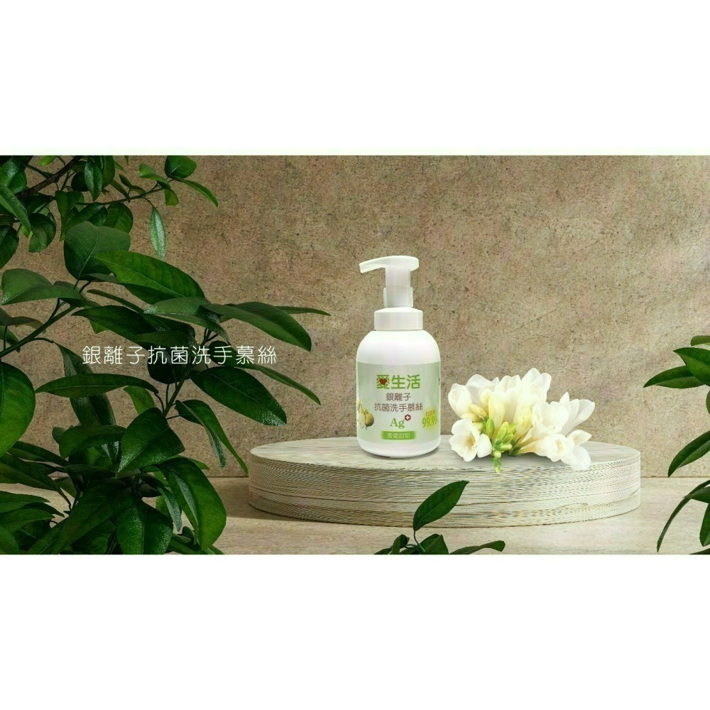 現貨 銀離子洗手慕絲300mL 乾洗手 洗手乳 洗手慕斯 洗手液 起泡瓶 浴室 清潔【歐銀抗菌專家】-細節圖3
