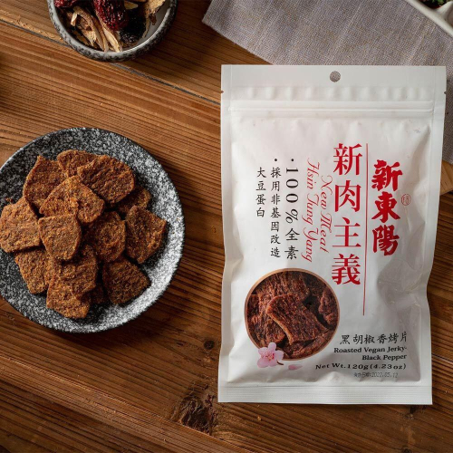新肉主義黑胡椒香烤片【新東陽】：120g/袋