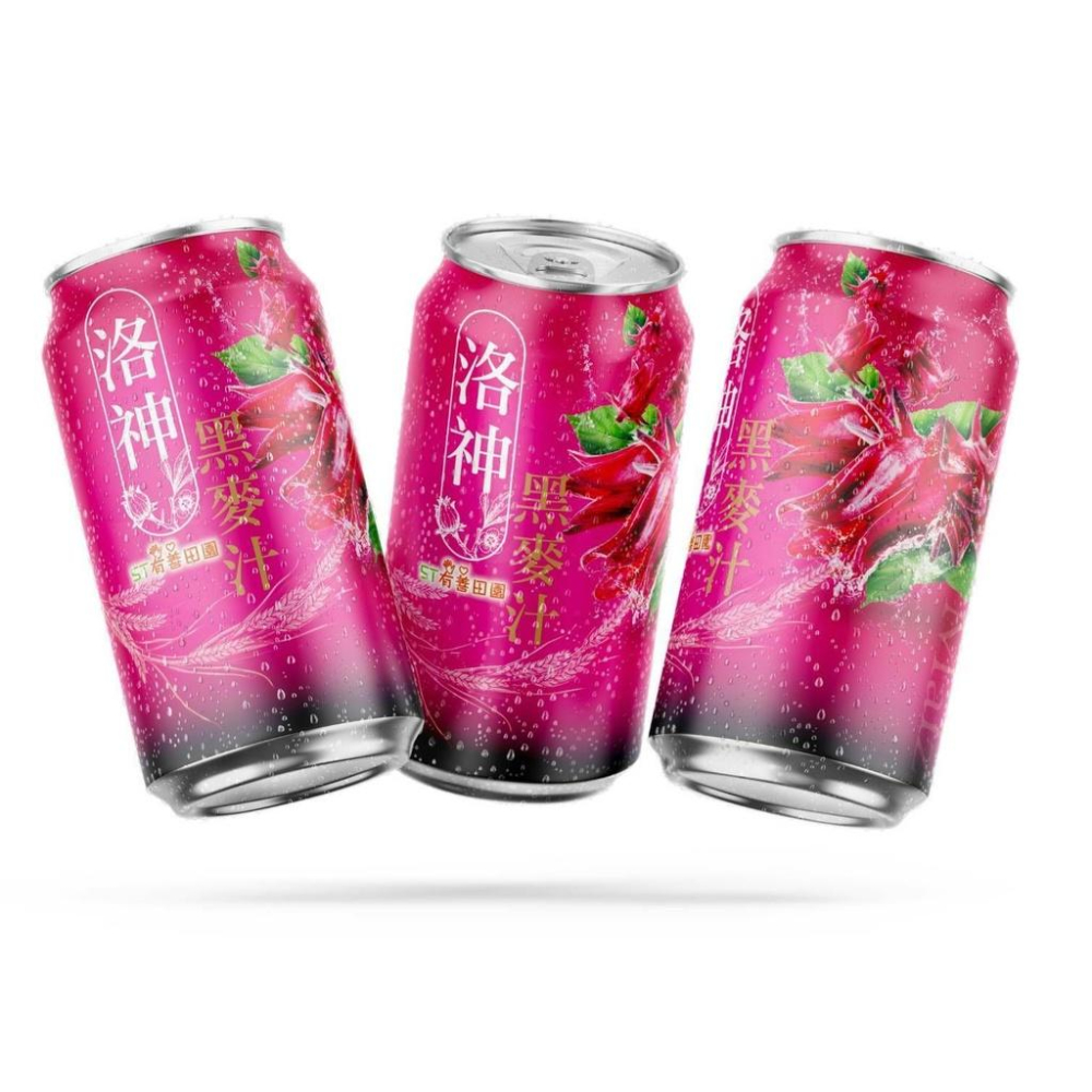 洛神黑麥汁【ST有善田園】：330ml/罐 / 6罐-細節圖3