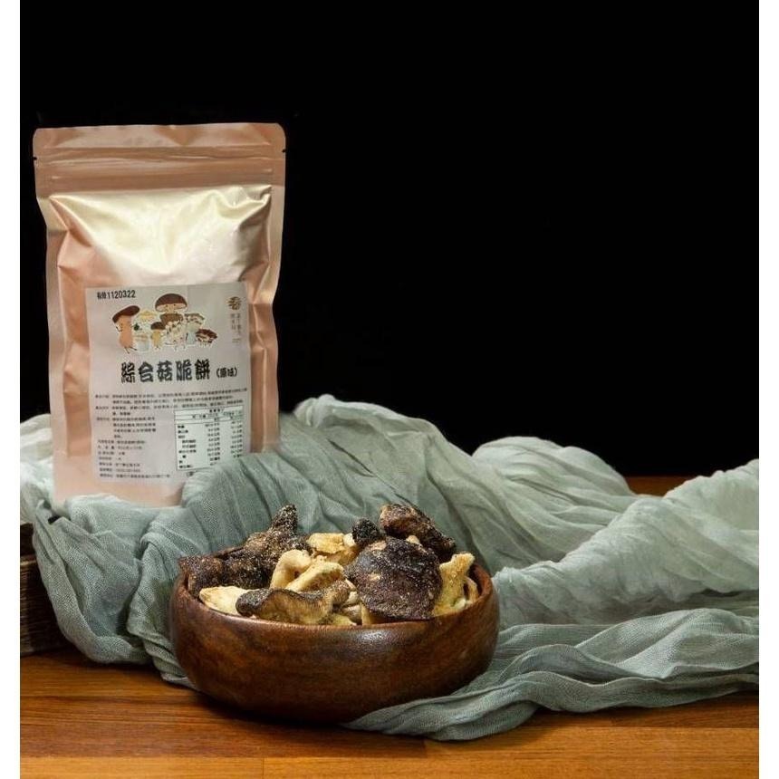 綜合菇脆餅-原味【添丁養生鮮菇】：200g/包-細節圖2