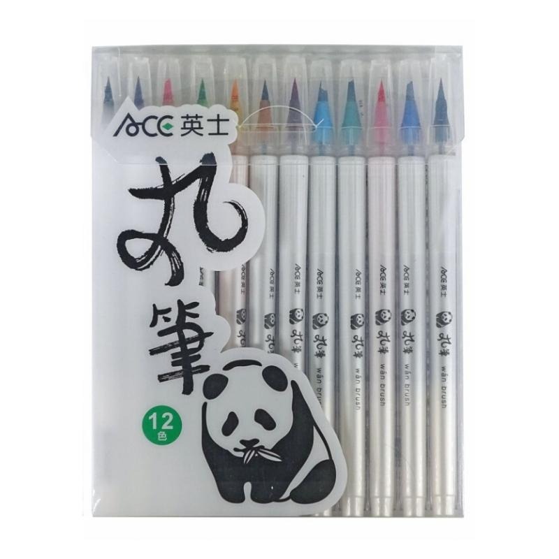 ◆現貨 附發票◆ ACE 英士 熊貓彩繪丸筆(毛筆) CT200 繪畫 書法 畫冊 設計 漫畫 塗鴉 美勞 銅版購-細節圖3