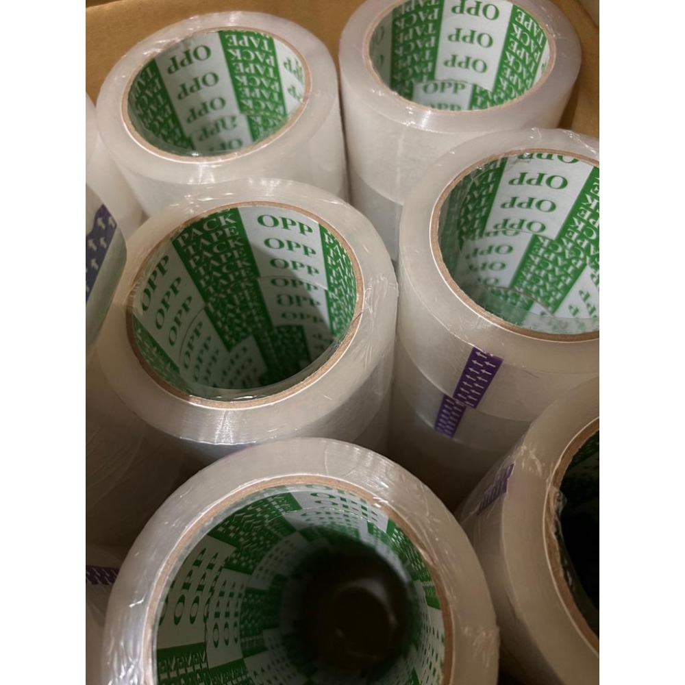 ◆現貨 附發票◆ 48mmX80M OPP透明封箱膠帶 透明膠帶 封箱膠帶 好用好黏好撕不斷裂 單捲販售 銅版購-細節圖2