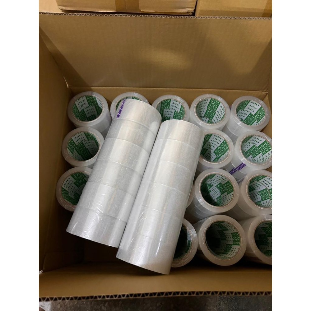 ◆現貨 附發票◆ 48mmX80M OPP透明封箱膠帶 透明膠帶 封箱膠帶 好用好黏好撕不斷裂 單捲販售 銅版購-細節圖3