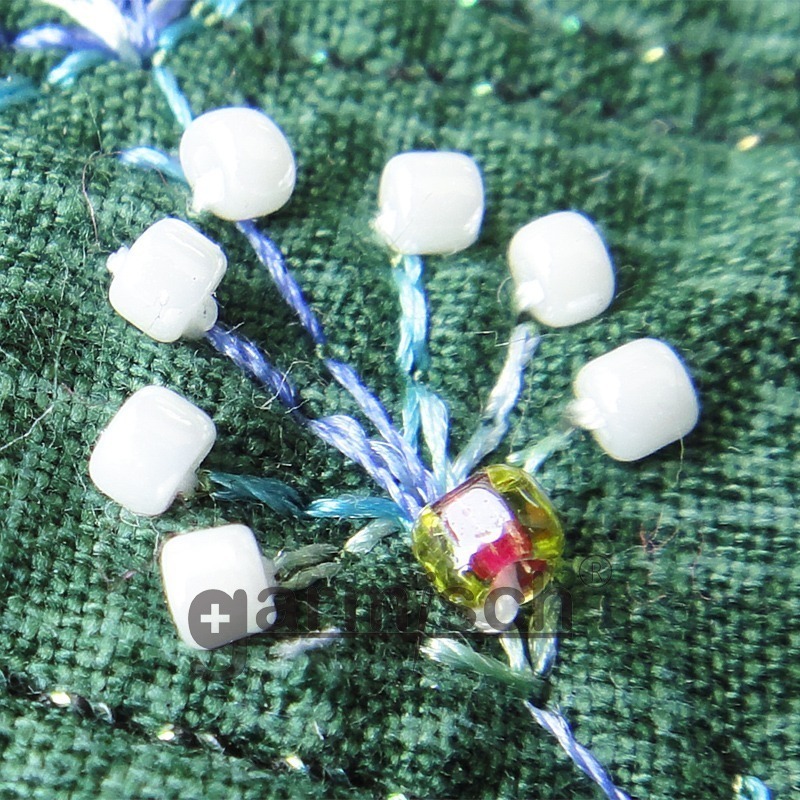 Polyneon No.40 星光繡線-400m(潛艦藍) 9845-1967 ★花盤刺繡、free motion壓線★-細節圖5