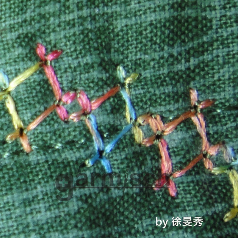 Polyneon No.40;星光繡線-400m(南瓜橘) 9845-1965 ★花盤刺繡、free motion壓線★-細節圖5