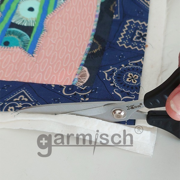 Xsor 小型布剪 6 1/2＂(防布逃) | DW-6003FT｜精細刀刃處理俐落剪裁線、膠膜、布料、鋪棉 、織帶-細節圖2