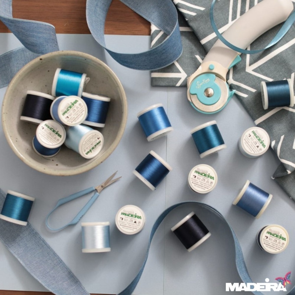 Rayon No.40人造絲繡線-200m(金色) Madeira-9840-1025★花盤刺繡★刺繡線-細節圖3