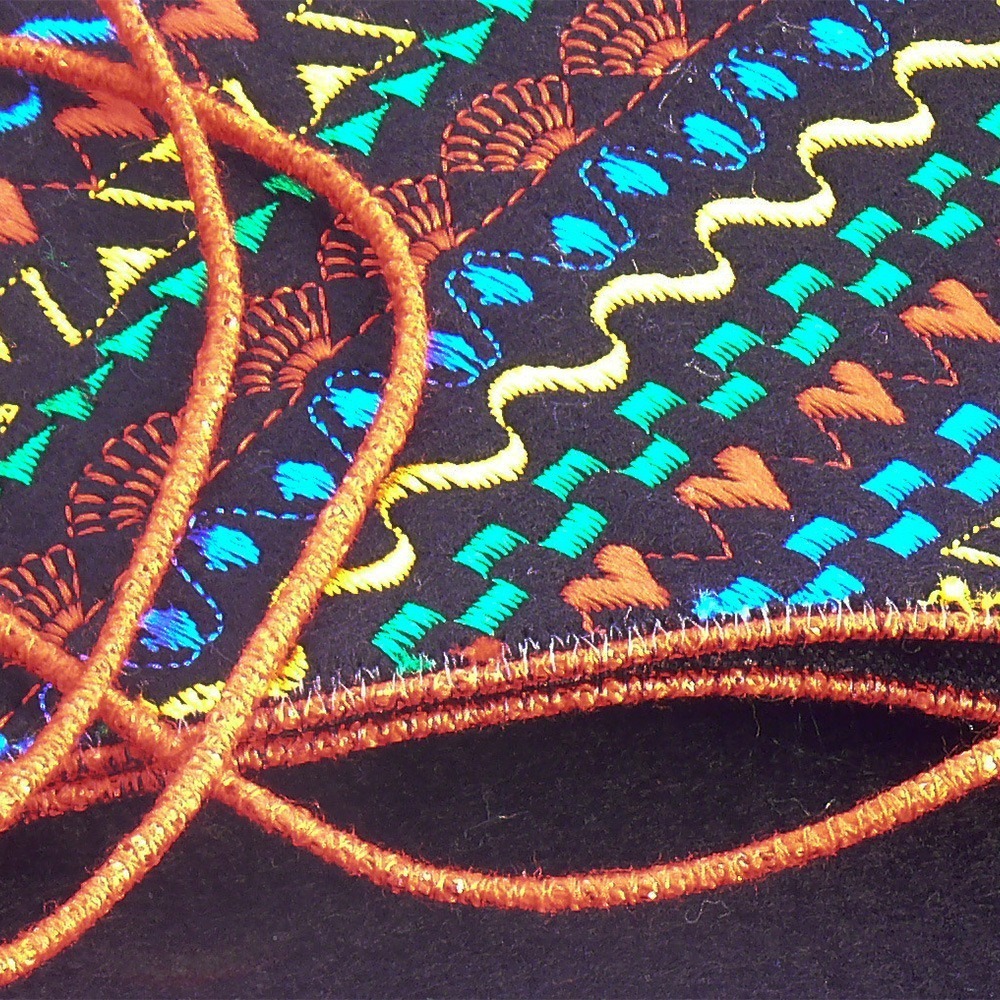 Rayon No.40人造絲繡線-200m(黑色) Madeira-9840-1000 ★花盤刺繡★德國刺繡線-細節圖2