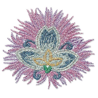 Glamour No.12魅力金蔥線-200m(蛋殼白) Madeira-9806-3004 ★刺繡★壓線★3D立體刺繡-細節圖5