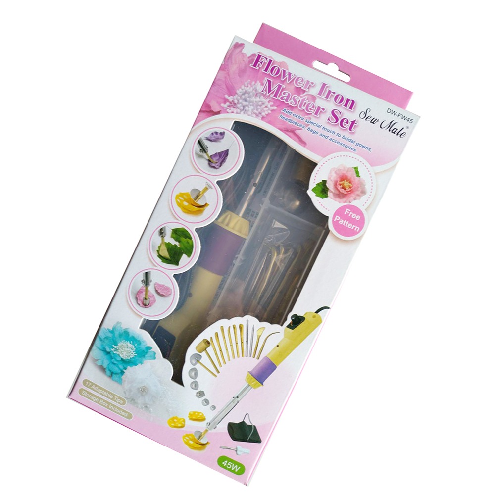 Sew Mate 燙花工具組-含17個頭+燙墊, 送燙花專書一本 DW-FW45-UL+PAD+BOOK-002-細節圖2