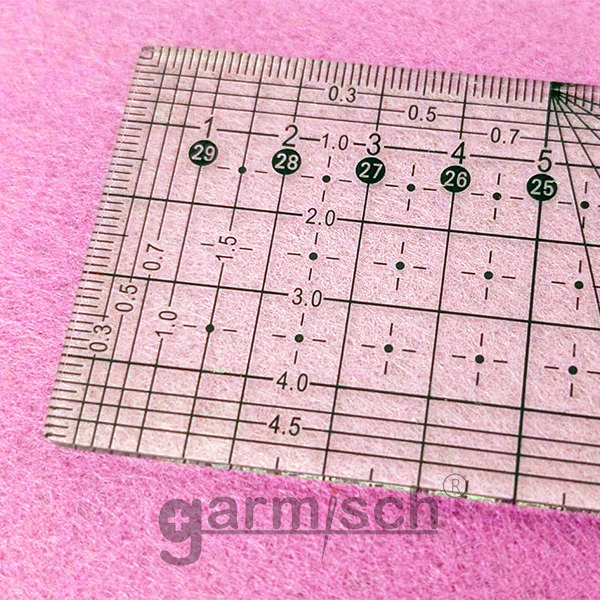 Sew Mate 拼布製圖切割尺-5x30cm(黑色) M0530-BK | ★定規尺★Patchwork Ruler-細節圖2
