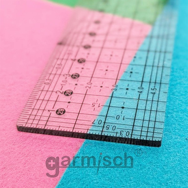 Sew Mate 拼布製圖切割尺-5x30cm(黑色) M0530-BK | ★定規尺★Patchwork Ruler-細節圖4