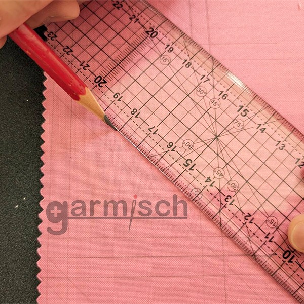 Sew Mate 雙斜邊製圖尺-5x30cm(黑色) 0530-BK ★定規尺★拼布尺★Patchwork Ruler-細節圖4