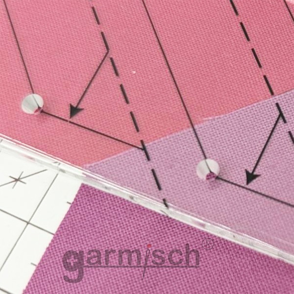 Sew Mate 45度拼布鑽石尺(2-10cm) MD4510 ★造型尺★製圖切割尺★檸檬星★八角星-細節圖6