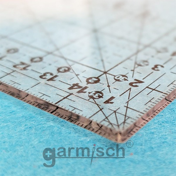 Sew Mate 拼布定規尺-16x32cm M1632-BK★拼布尺★裁尺★切割尺★拼布★Quilting Ruler-細節圖3