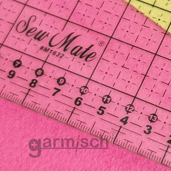 Sew Mate 拼布定規尺-16x32cm M1632-BK★拼布尺★裁尺★切割尺★拼布★Quilting Ruler-細節圖4