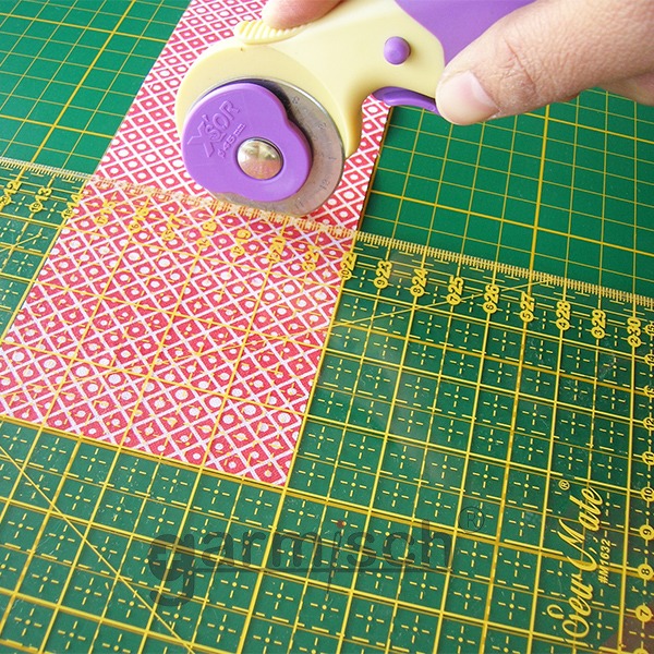 Sew Mate 拼布定規尺-16x32cm M1632-BK★拼布尺★裁尺★切割尺★拼布★Quilting Ruler-細節圖3